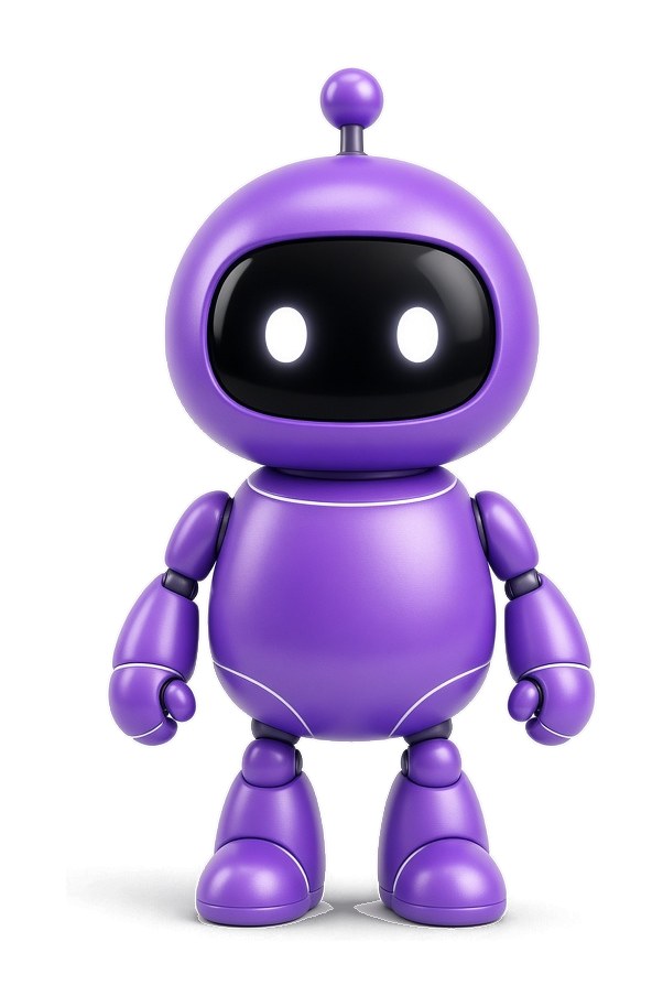 Robot morado